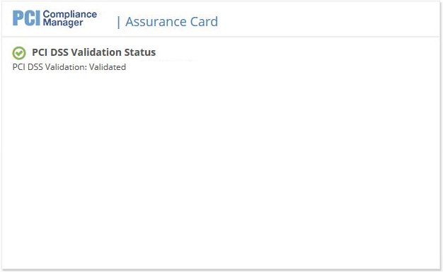 PCI Assurance Card Valication Status